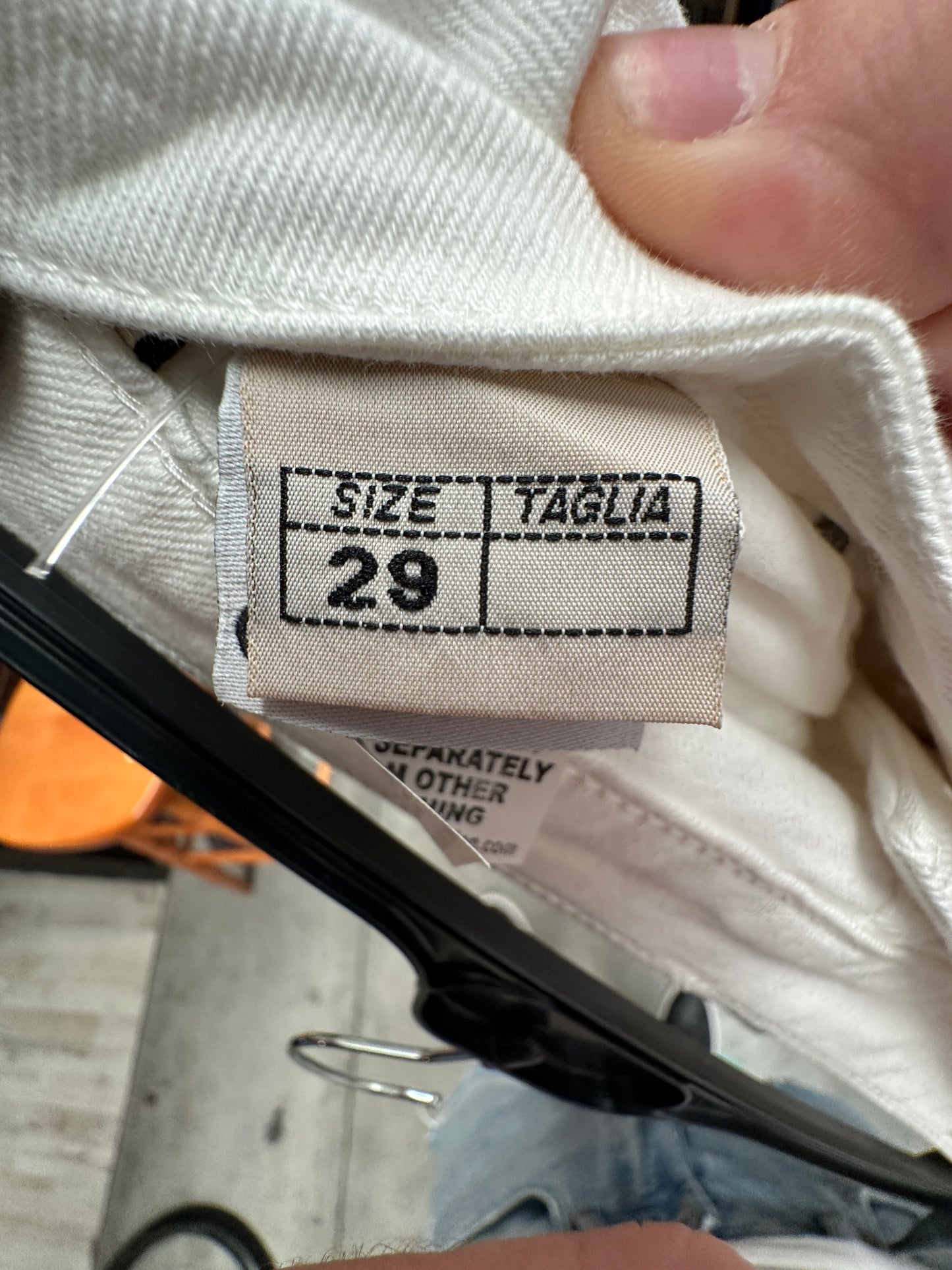 Pantaloni donna color panna