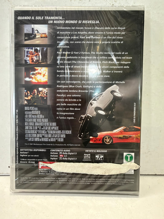 Fast and Furious – DVD Originale Italiano | Vin Diesel & Paul Walker – 2001