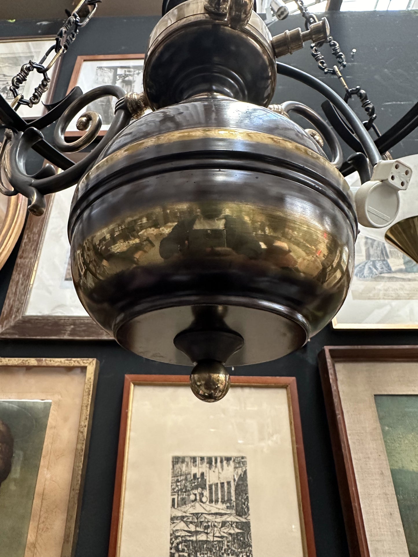 Lampadario style antico