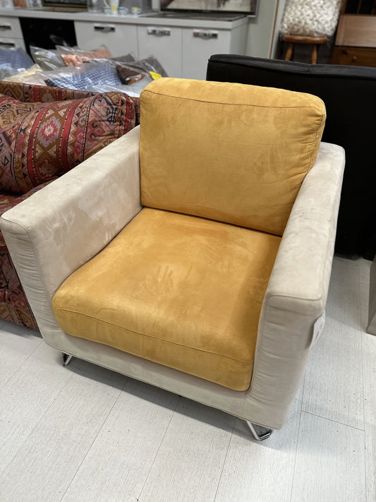 Poltrona in velluto da camera ufficio