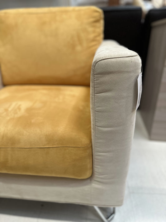 Poltrona in velluto da camera ufficio