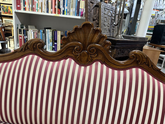 Divano a Barca Luigi Filippo - Italia Metà XIX Secolo