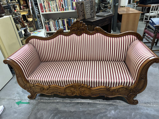 Divano a Barca Luigi Filippo - Italia Metà XIX Secolo