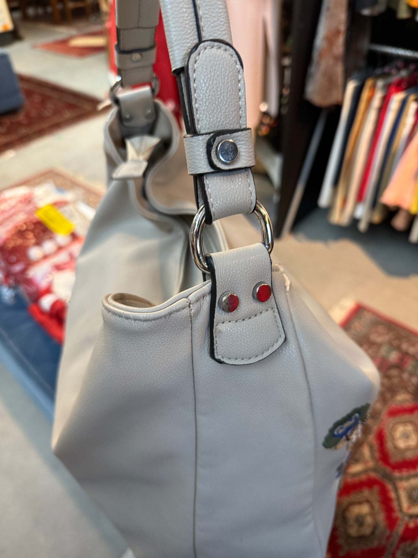 Borsa grigia da donna