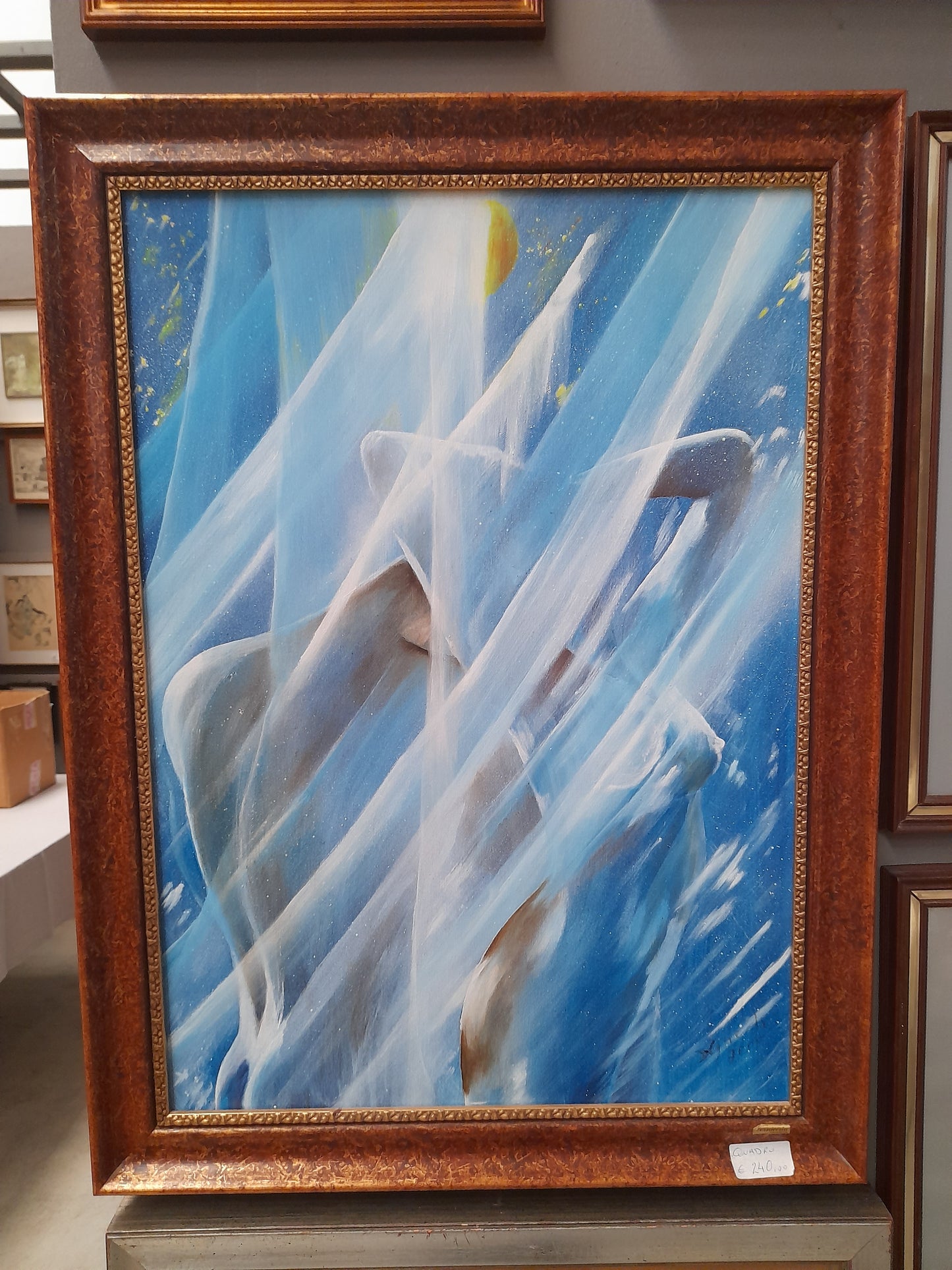 QUADRO nudo blu