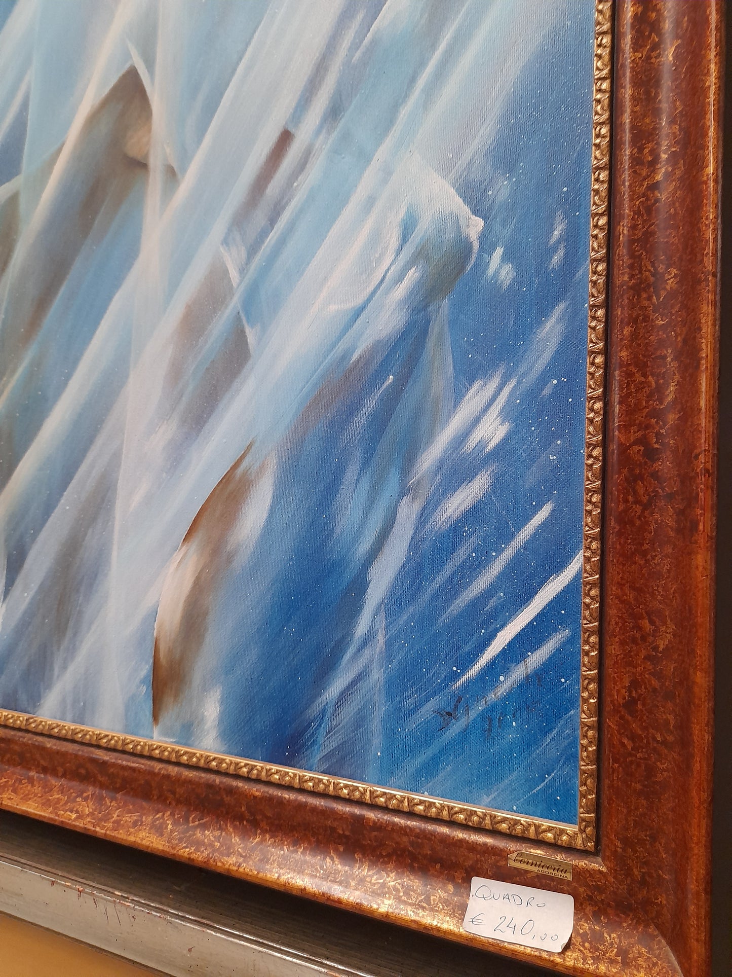 QUADRO nudo blu