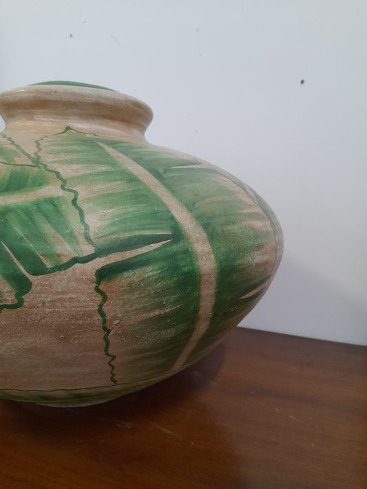 VASO DECORATIVO - Foglie verdi