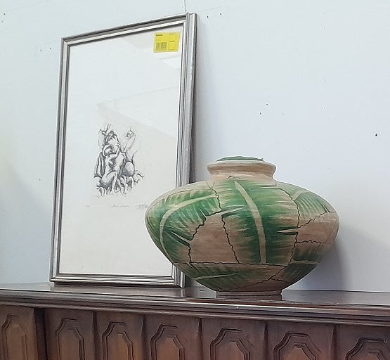 VASO DECORATIVO - Foglie verdi