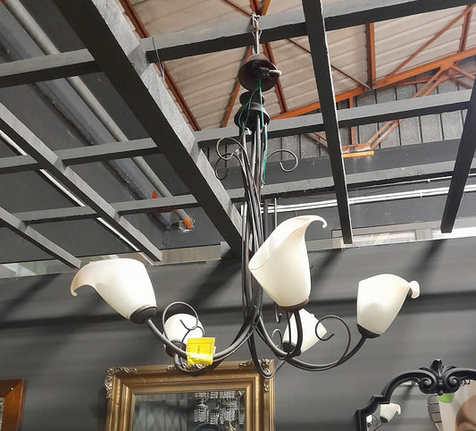 LAMPADARIO - Classico in ferro battuto