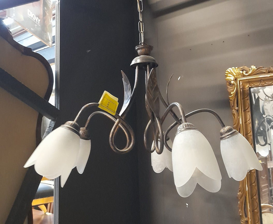 LAMPADARIO - Classico in ferro battuto