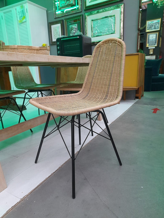 BECKETT - Sedia da giardino in resina intrecciata