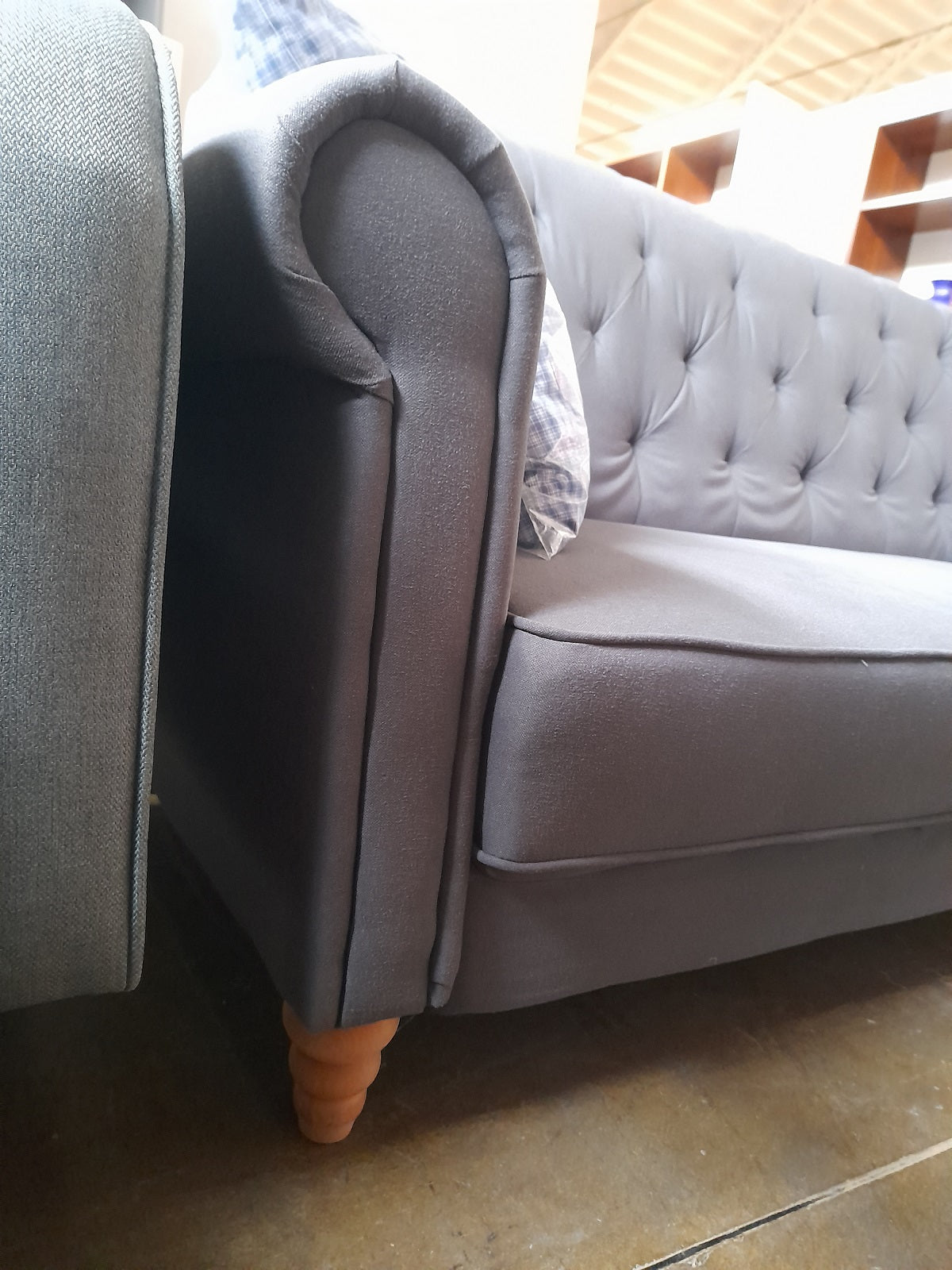 LISE - Divano letto grigio antracite