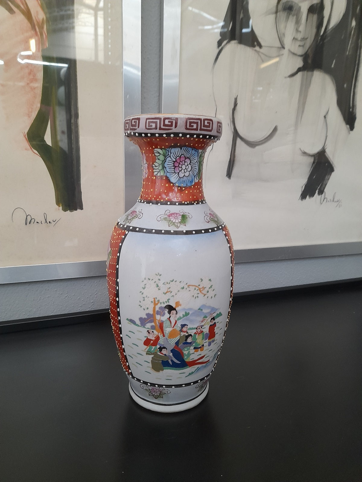 SATSOMA Geisha vaso decorativo