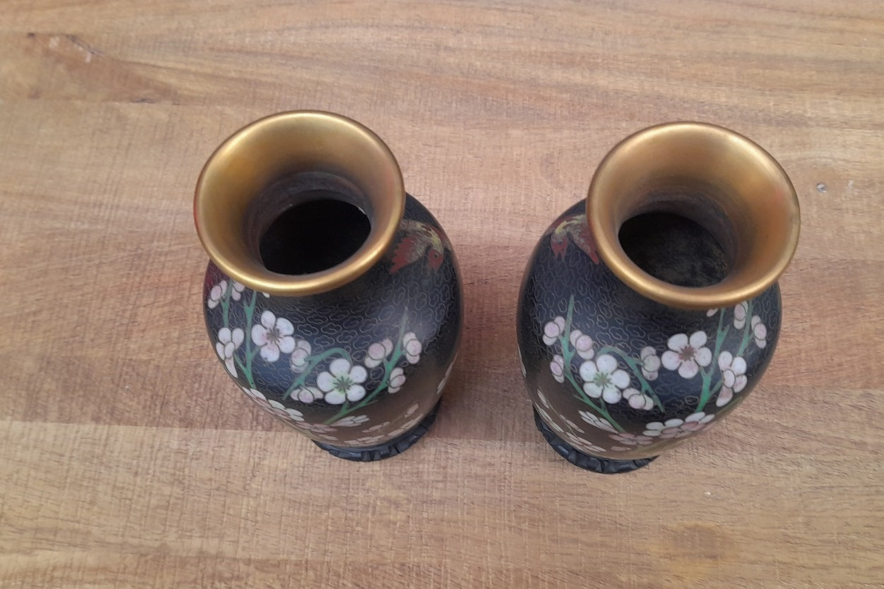 CLOISONNE' vaso decorativo