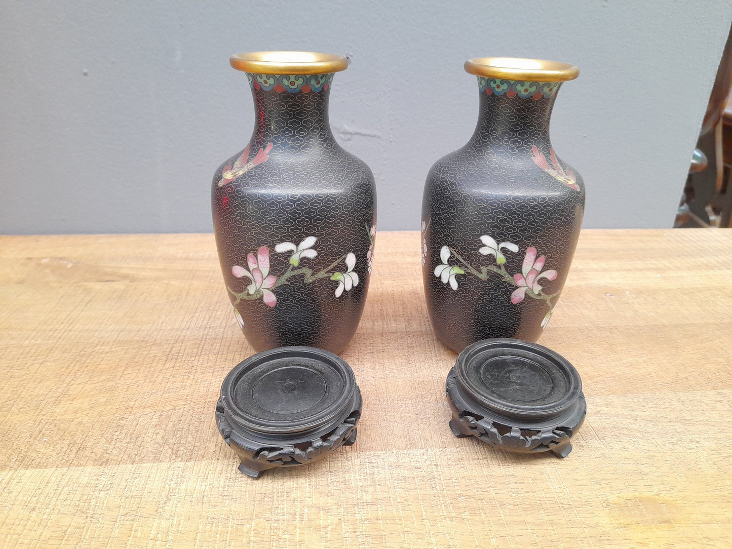 CLOISONNE' vaso decorativo