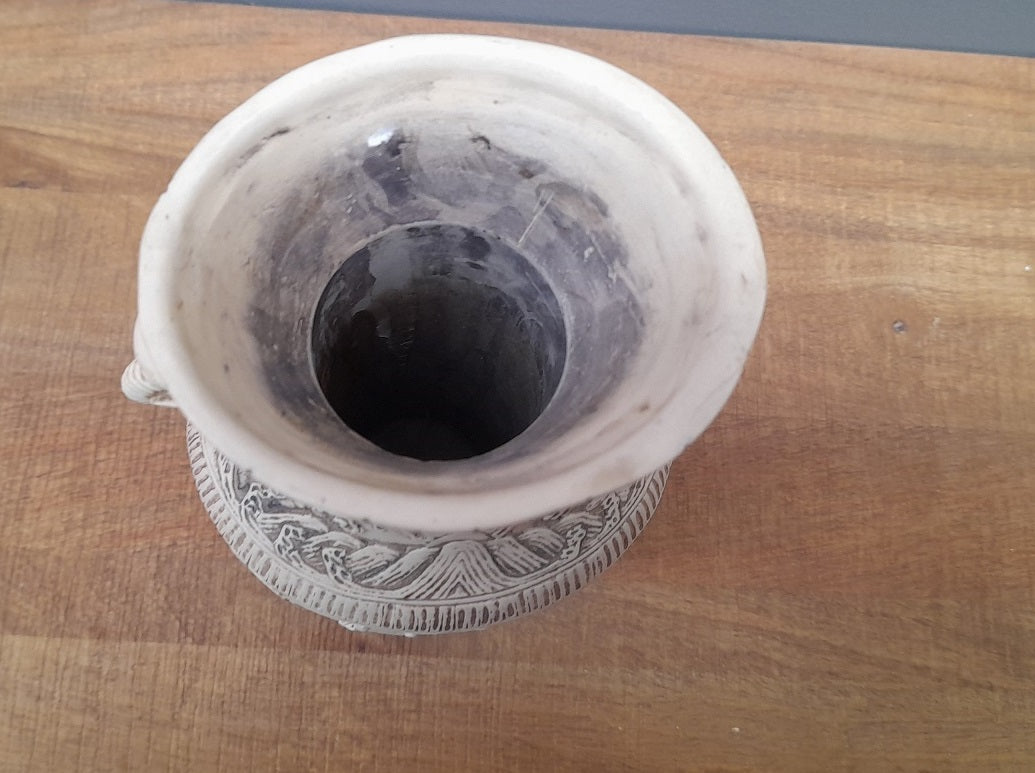 VASO Elephant intagliato