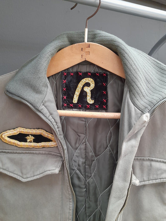 REPLAY cappotto lungo verde