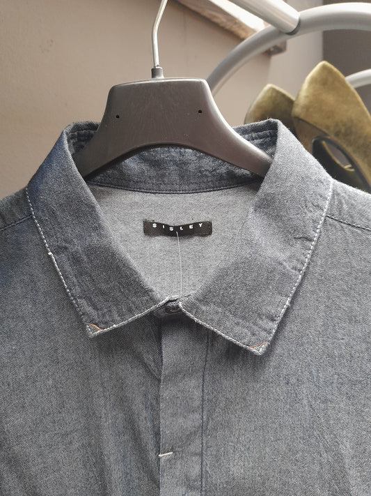 SISLEY camicia uomo jeans