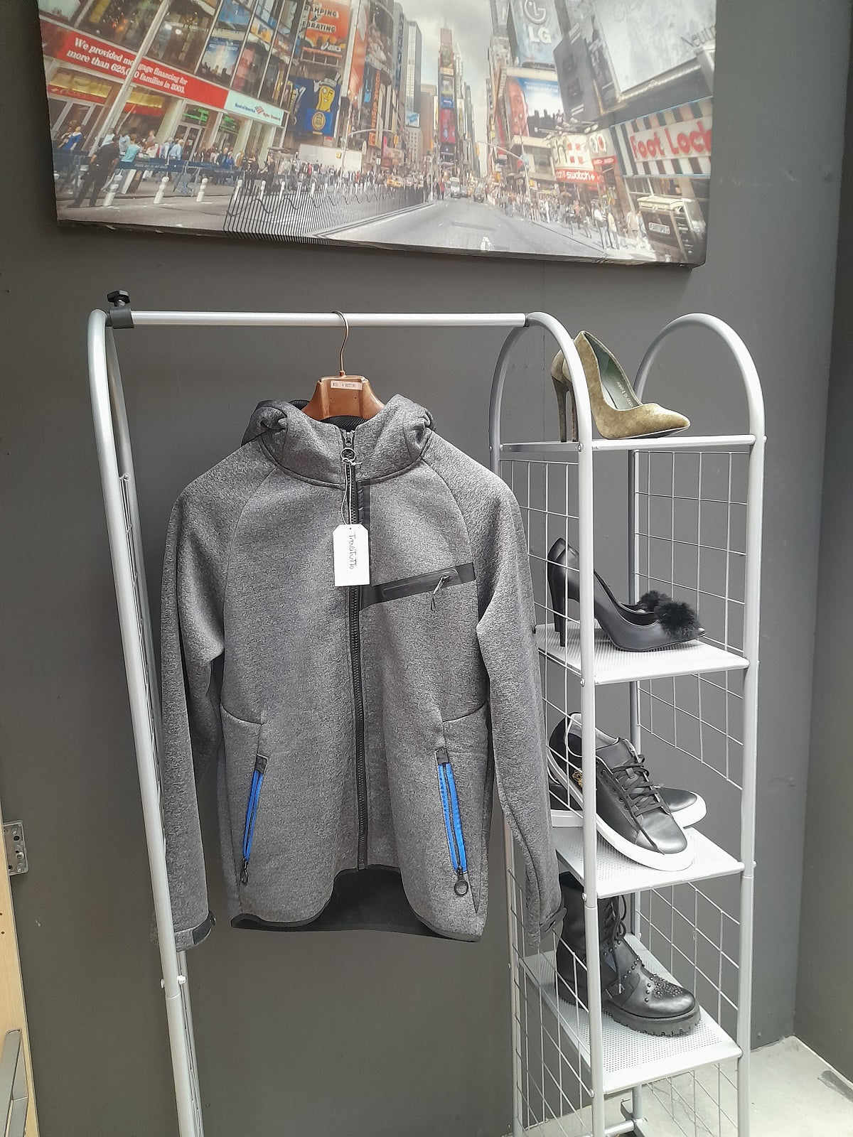 STONE ISLAND giacca tecnica grigia