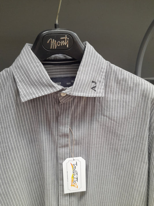 ARMANI JEANS camicia grigia uomo