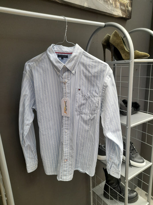 TOMMY HILFIGER camicia azzurra ragazzo