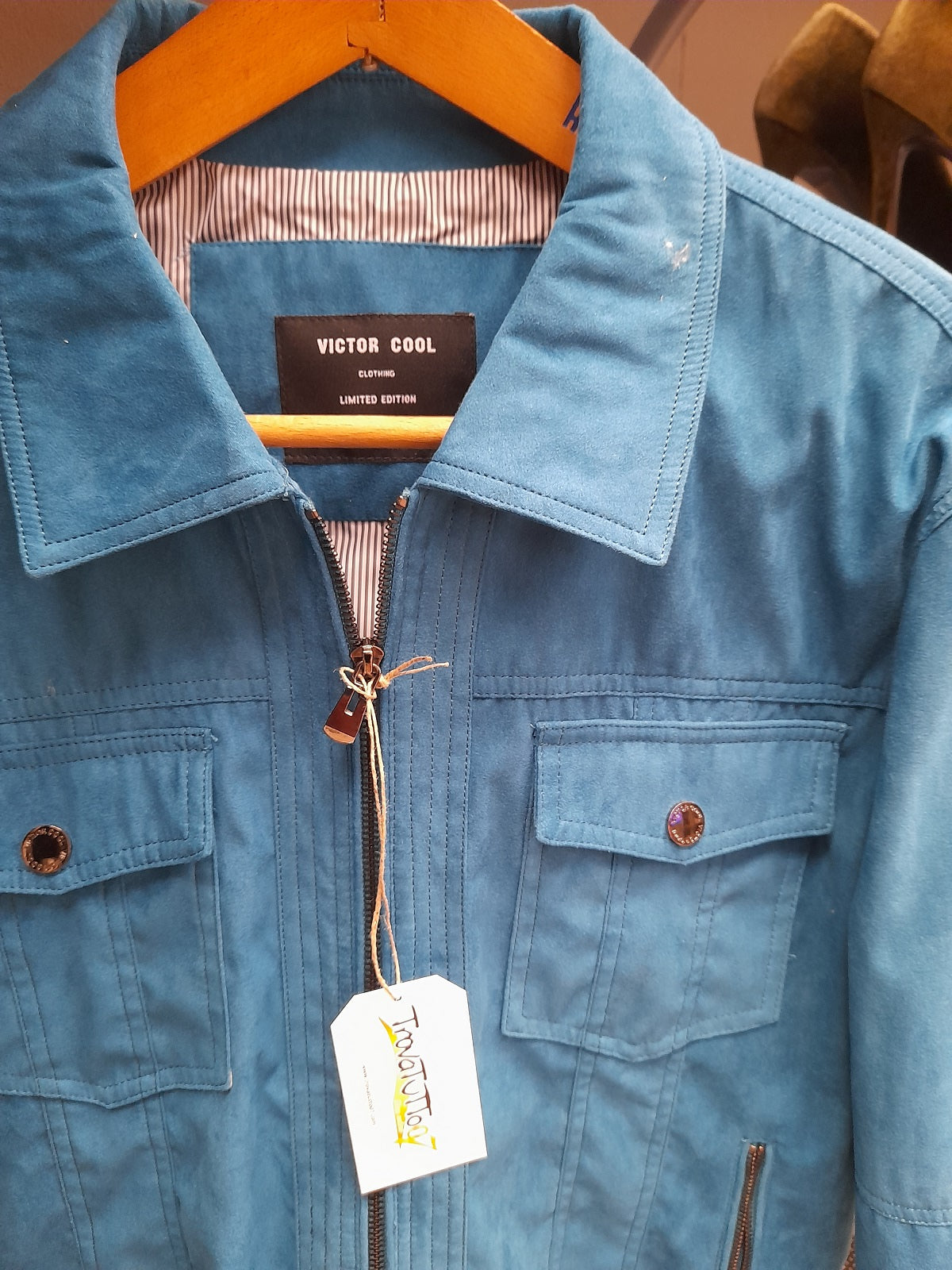 VICTOR COOL giacca uomo blu