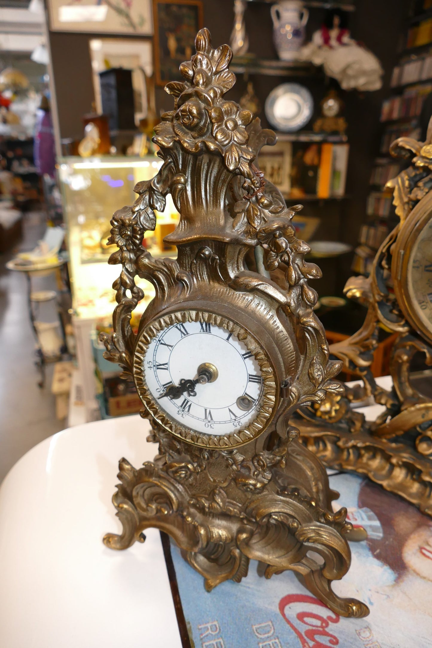 OROLOGIO - Ottone stile barocco