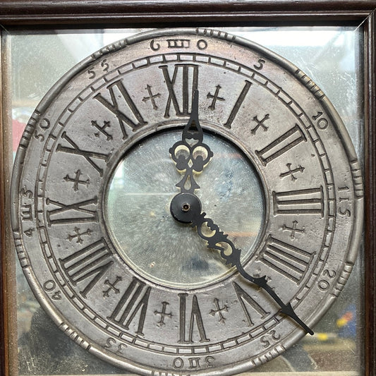 OROLOGIO con cornice in legno