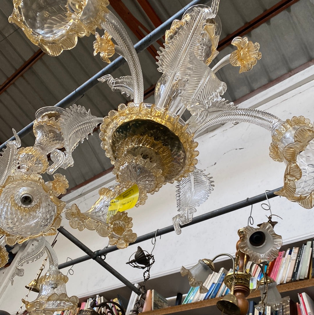 LAMPADARIO vetro di Murano