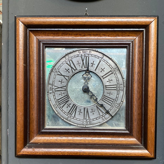 OROLOGIO con cornice in legno