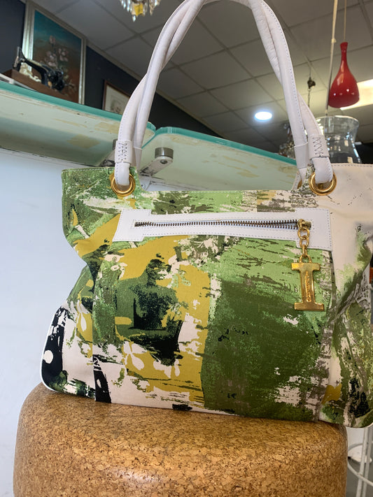 Borsa a Mano ICEBERG - Elegante con Stampa Graffiti in Stile Urbano - Accento Moderno e Chic
