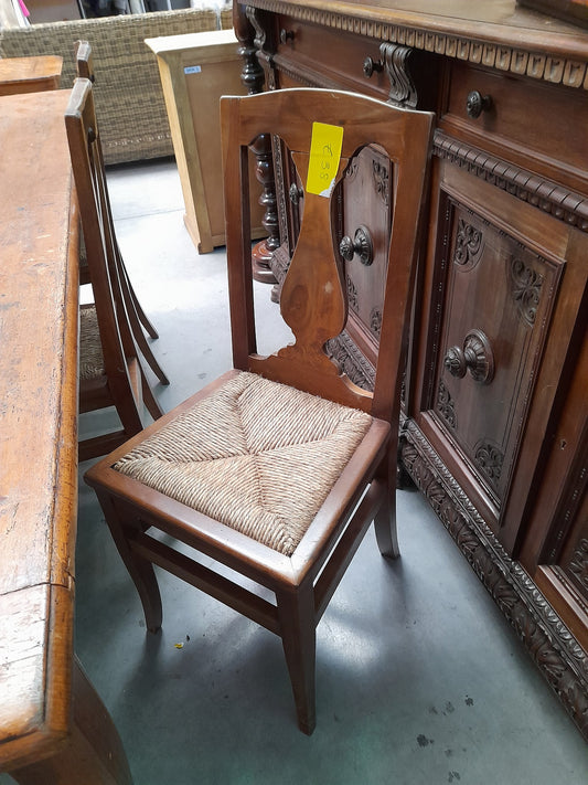 SEDIA con seduta in paglia