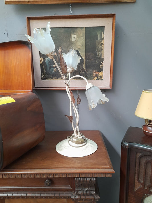 LAMPADA Giglio in ferro battuto