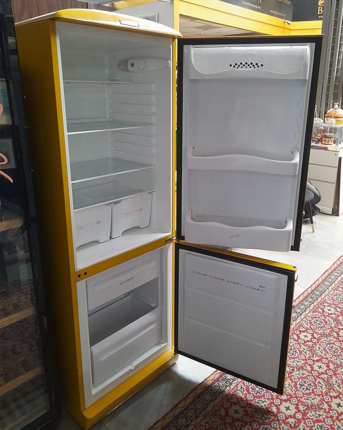 ZANUSSI frigo combinato giallo