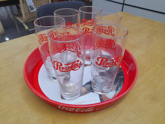 PEPSI-COLA bicchieri