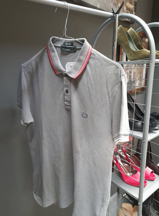 FRED PERRY polo uomo grigia