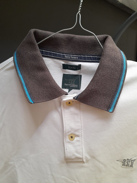 HENRY COTTON'S polo uomo grigia