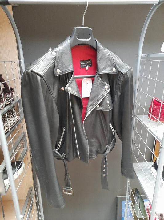 CHIODO corto in vera pelle