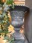 HONORINE - Coppa decorativa grigia sbiancata