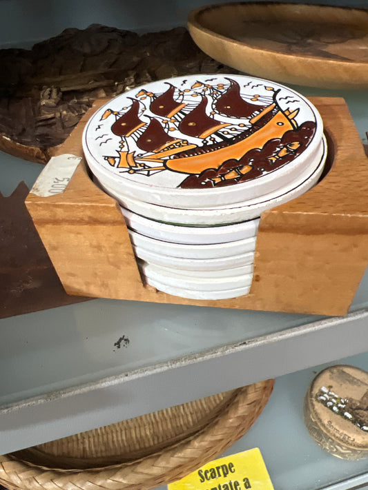 Sotto bicchiere vintage