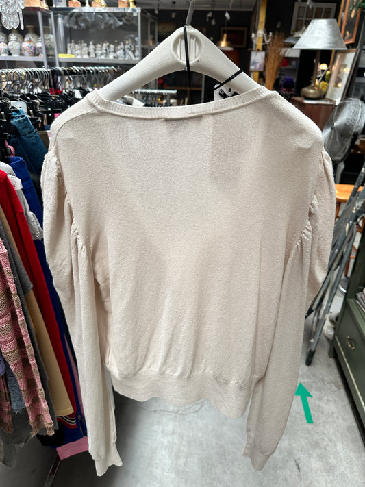 Maglione aperto grigio