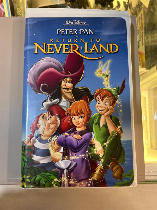 VHS Peter Pan Never Land