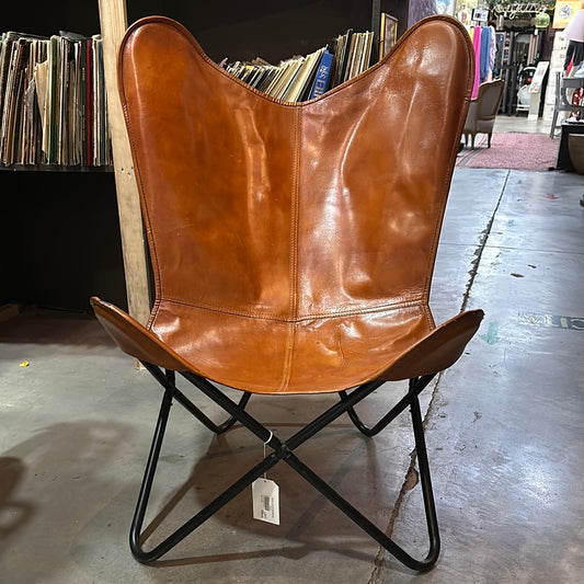 Sedia in cuoio