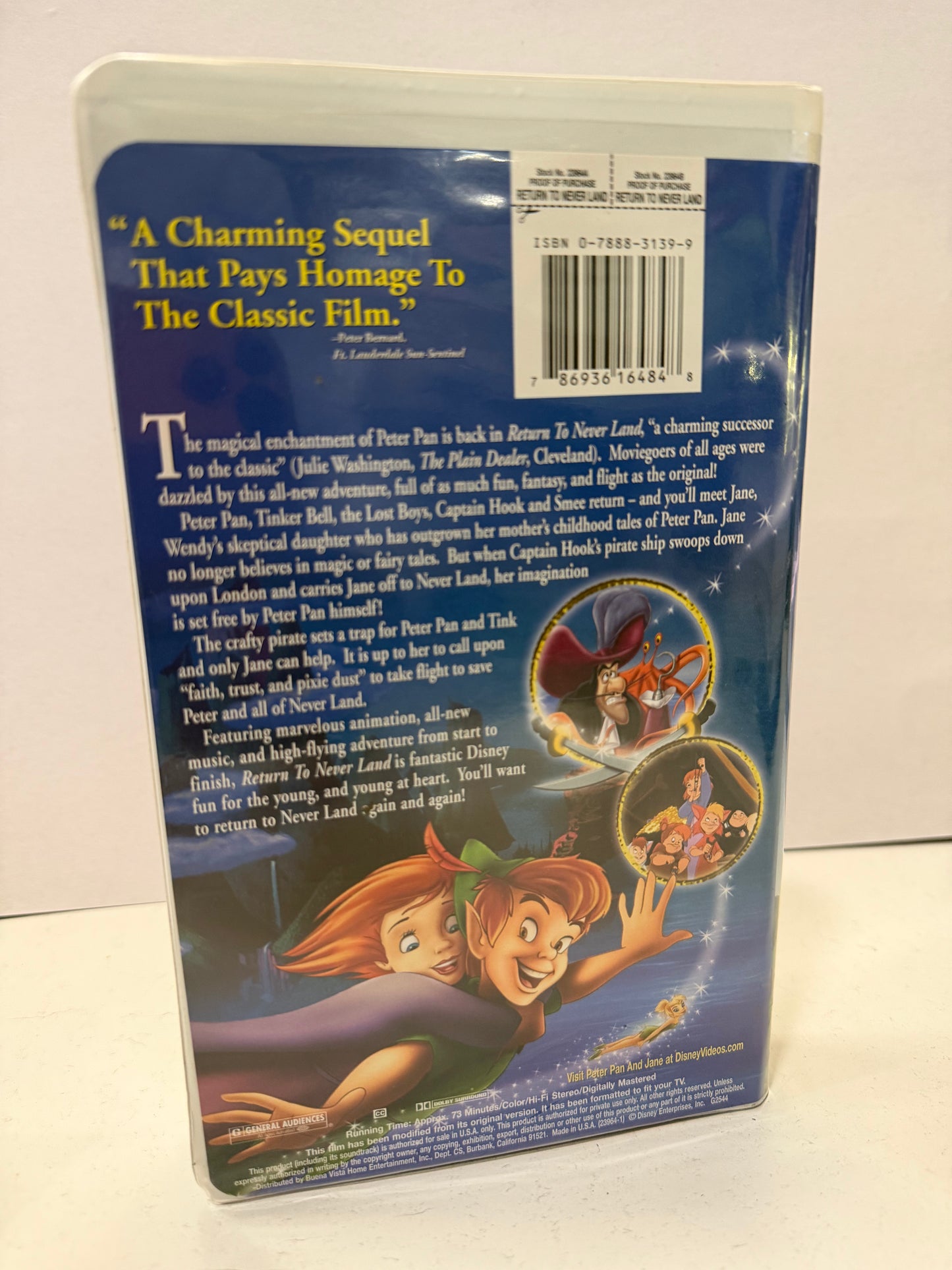Peter Pan – Return to Never Land | VHS Originale Walt Disney