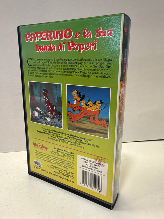 Paperino e la Sua Banda di Paperi – VHS Originale Walt Disney Vintage