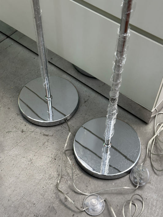 Lampada da terra rotonda