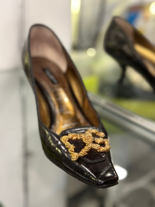 Dolce & Gabbana Décolleté in pelle