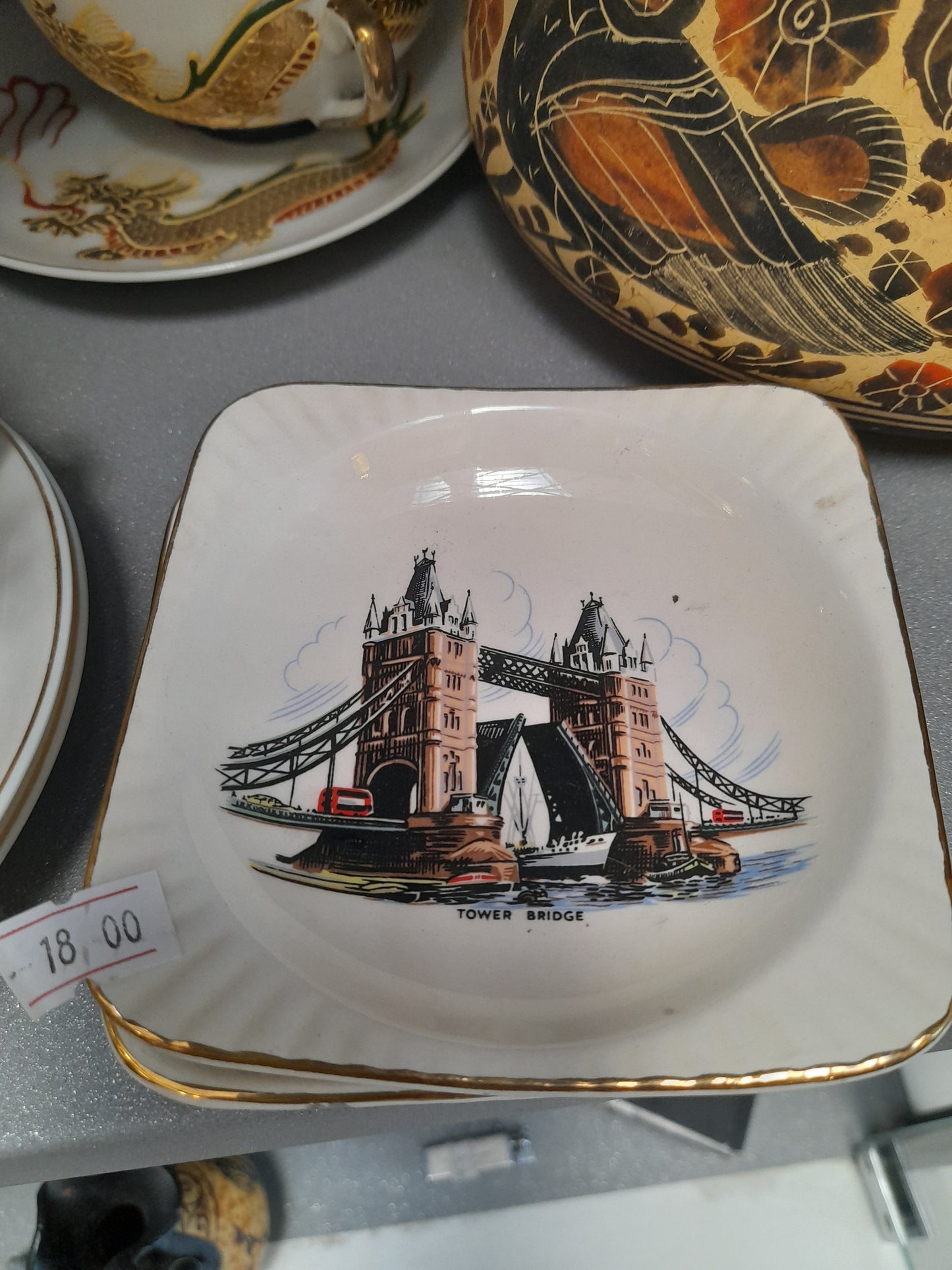 Piattino British metà Novecento