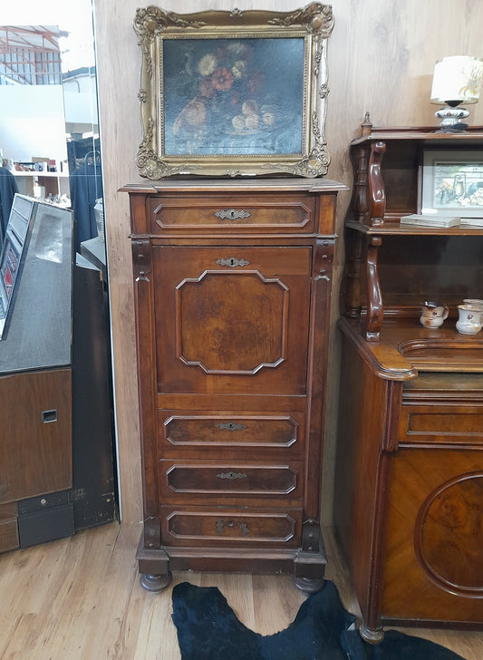 CASSAFORTE con mobile in noce