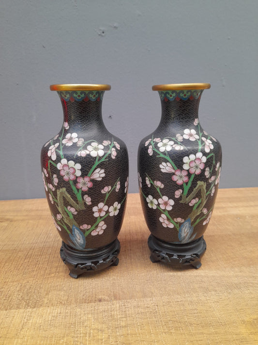 CLOISONNE' vaso decorativo